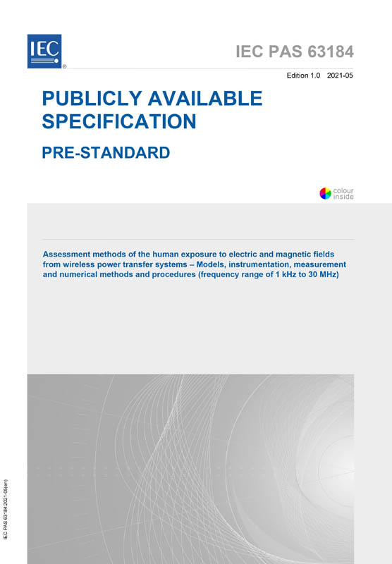 Cover IEC PAS 63184:2021